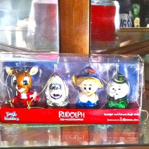 Rudolph & crew ornaments
